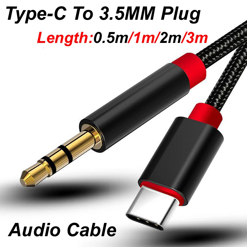 0.5m/1m/2m/3m Type-C USB-C To  - Cable Extension 3.5 review and price
