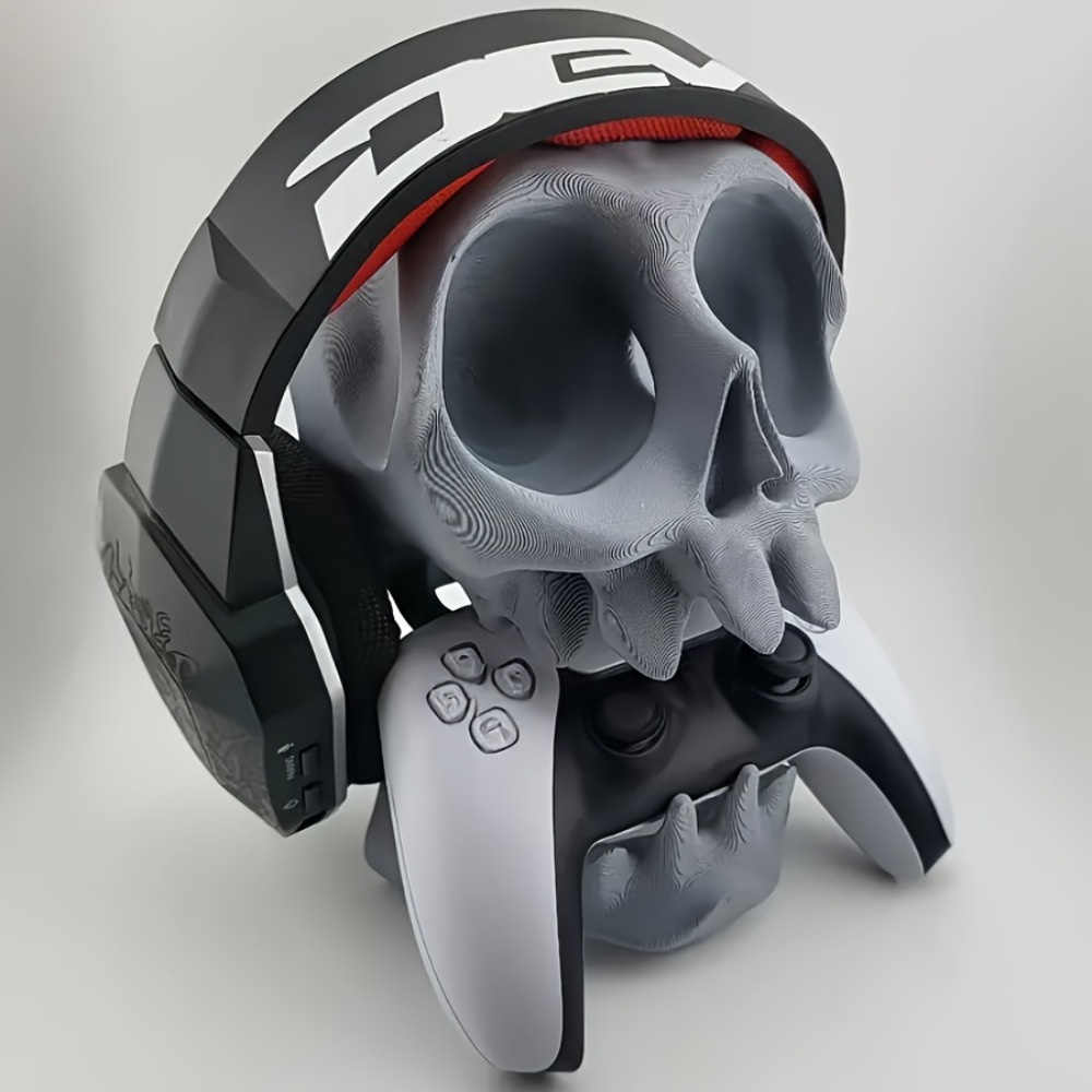 Skull Shaped Controller Stand  - Headphone Stand Desk review and price
