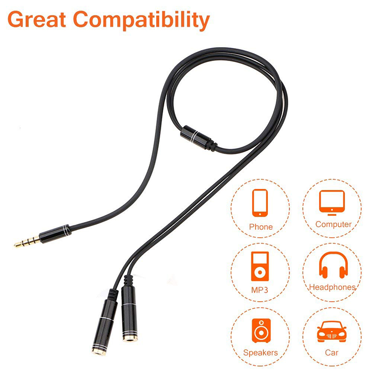 3.5mm Mic Y Mobile Audio Split - Earphone Splitter Jack review and price