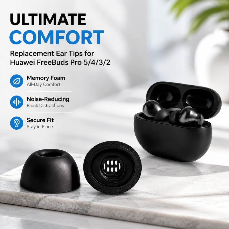 Three-layer Memory Foam Ear Ti - Earphone Foam Tip review and price