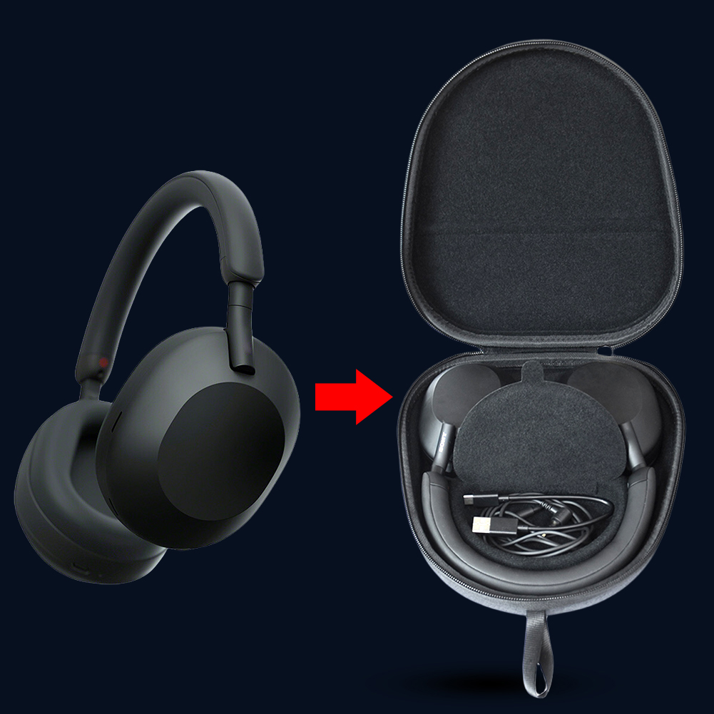 Hard Carrying Case Shockproof  - Sony Headphone Wh-1000Xm5 review and price